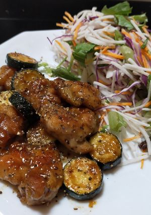 鶏肉とズッキーニの和風レモンバターソテー-レシピのメイン写真