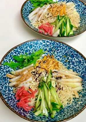 大人の冷やしラーメン ちくわとセロリのせ-レシピのメイン写真