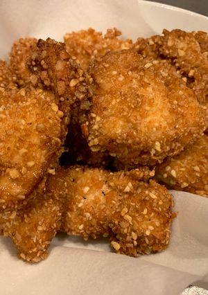 鶏胸肉のおかき揚げ-レシピのメイン写真