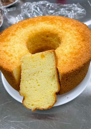 凍結粉砕酒粕と米粉のシフォンケーキ-レシピのメイン写真