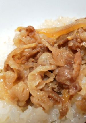 適当!テイクアウト牛丼を九州風にアレンジ-レシピのメイン写真