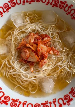 簡単冷麺風素麺-レシピのメイン写真