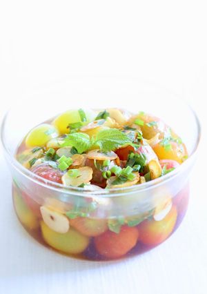 じゅわ旨な【ミニトマトの香味白だし浸し】-レシピのメイン写真