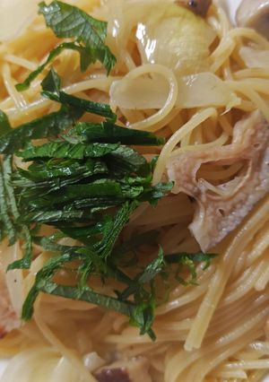 いろいろきのことれんこんのパスタ-レシピのメイン写真