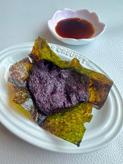 有機ダイジョ(紫山芋)の磯辺焼き-レシピのメイン写真