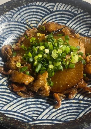 豚バラきつね大根-レシピのメイン写真