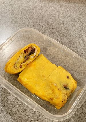 う巻き風 イワシ缶で卵焼き-レシピのメイン写真