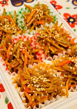 簡単!お弁当作り置き☆ヤンニョムきんぴら-レシピのメイン写真