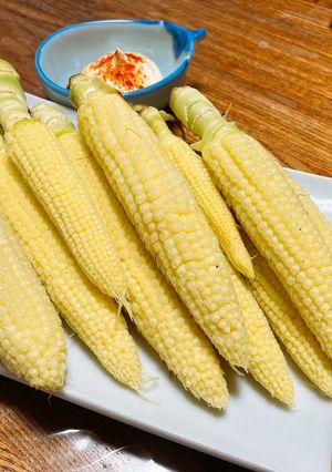 ヤングコーンの七味マヨネーズ-レシピのメイン写真