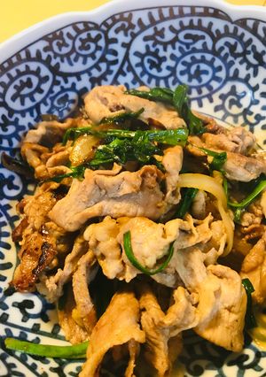豚ニラ●豚こまぎれ肉とニラの炒めもの-レシピのメイン写真