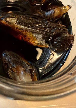 出汁をとった焼きあご活用 あごだし醤油-レシピのメイン写真