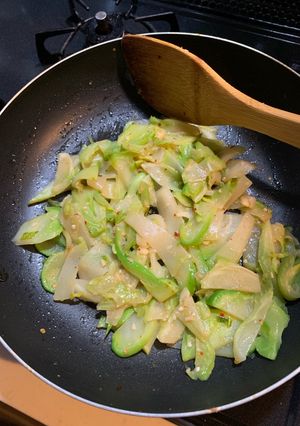 生搾菜の塩炒め-レシピのメイン写真
