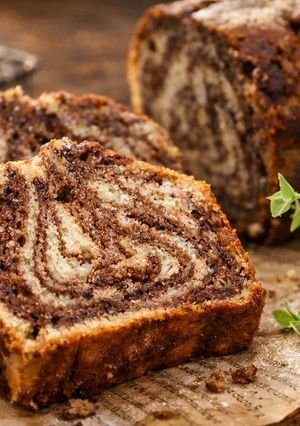 我が家のマーブルパウンドケーキ＊°-レシピのメイン写真
