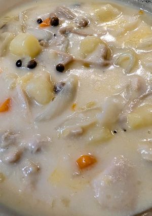 レンジで簡単!市販のルーのクリームシチュー-レシピのメイン写真