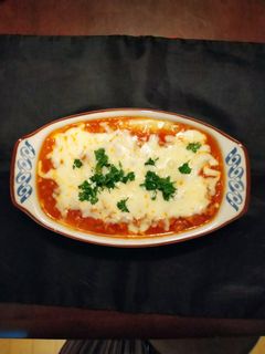 ミートソースポテトグラタン-レシピのメイン写真