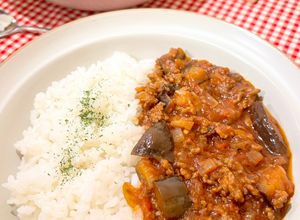 ルー不使用！とろとろナスのキーマカレー-レシピのメイン写真