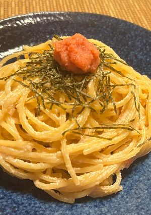 ワンパンで簡単！濃厚たらこクリームパスタ-レシピのメイン写真