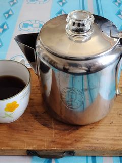 パーコレーターでコーヒー-レシピのメイン写真