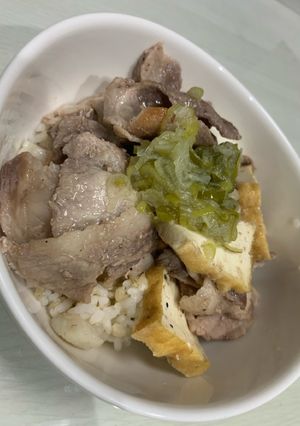 ネギ塩レモンの豚丼-レシピのメイン写真