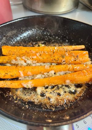にんじんのステーキ🥕皮ごと栄養たっぷり。-レシピのメイン写真