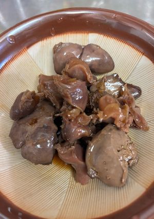 砂肝とレバーのジンジャー煮込み-レシピのメイン写真