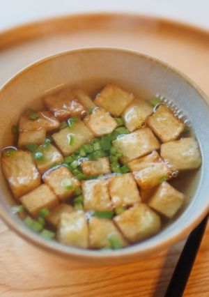 揚げじゃがいものかつおだしスープ-レシピのメイン写真
