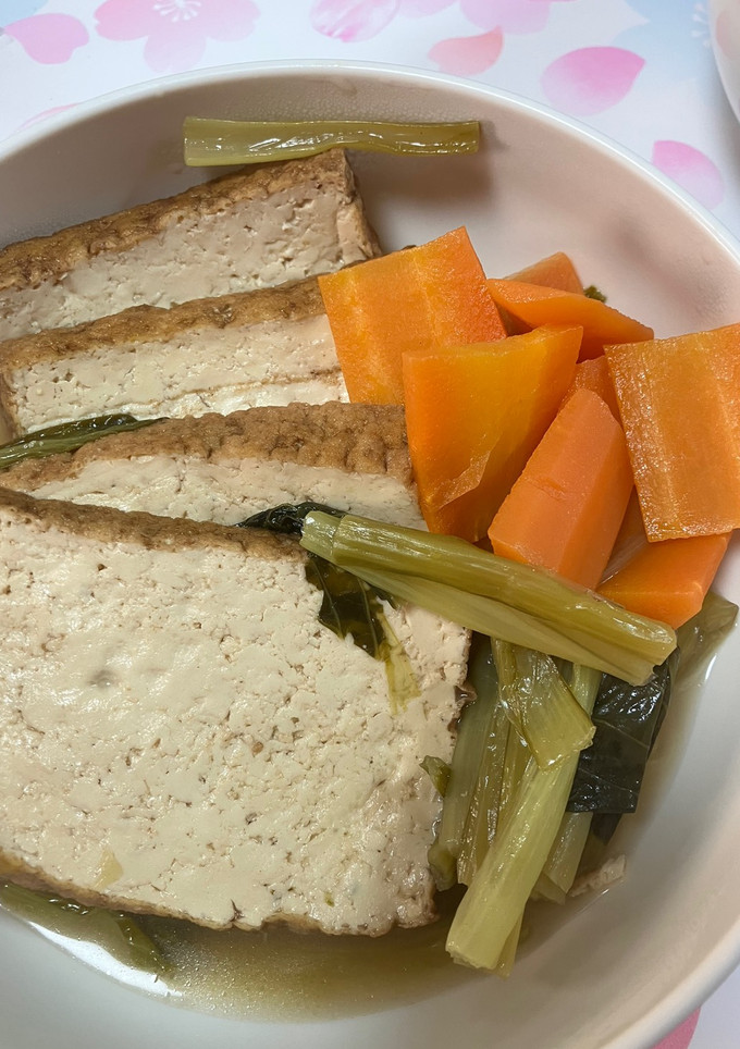 厚揚げと小松菜の煮物-レシピのメイン写真