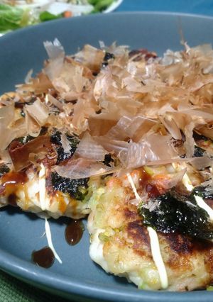 ✧長芋とはんぺんモチモチお好み焼き✧-レシピのメイン写真