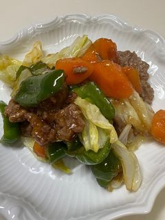 挽肉と野菜の甘酢炒め-レシピのメイン写真