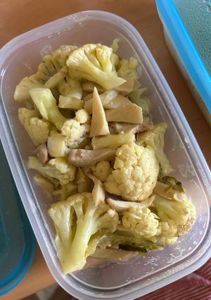 カリフラワーとエリンギのマヨカレー炒め-レシピのメイン写真