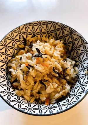 にんじんとひじきの炊き込みご飯-レシピのメイン写真