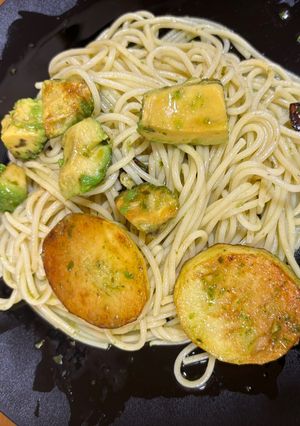 じゃがいもとアボカドのジェノベーゼパスタ-レシピのメイン写真
