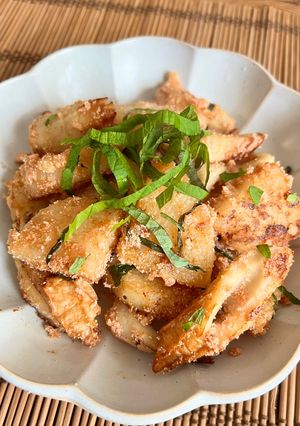 長芋とちくわの和風めんたいバターソテー-レシピのメイン写真