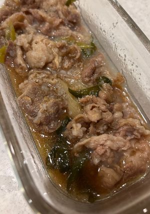 牛ねぎすき煮-レシピのメイン写真