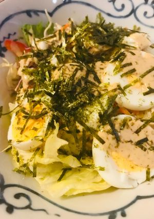 サッと出し●ゆで玉海苔サラダ-レシピのメイン写真