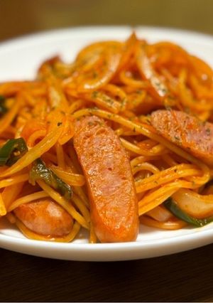 我が家のケチャップナポリタン-レシピのメイン写真