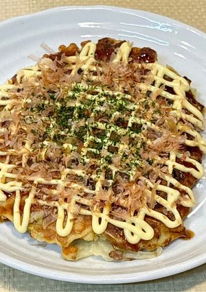 簡単ランチ夕飯に。ほかほか暖まる生姜入お好み焼き-レシピのメイン写真