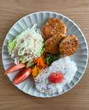 高野豆腐と鶏むねミンチのつくね