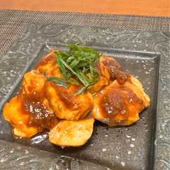 รูปของ ご飯が止まらない！鶏むね肉の梅にんにくソテー
