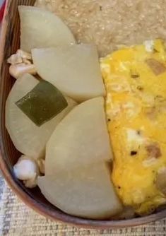 曲げわっぱ弁当　おかず5 鶏大根煮-レシピのメイン写真