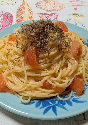 明太子とトマトの冷製パスタ-レシピのメイン写真