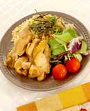 時短レシピ♪照り焼きチキン&炊き込みご飯