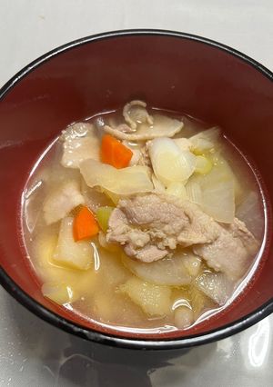 じゃがいも入り豚汁-レシピのメイン写真