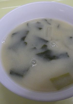 豆乳味噌汁-レシピのメイン写真