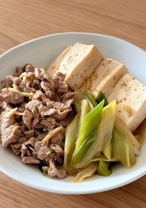 【楽めし】肉豆腐-レシピのメイン写真