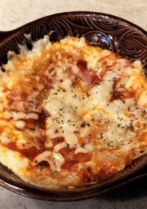 小腹減ったらこれ★ベーコン餅ピザ-レシピのメイン写真