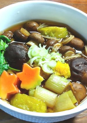 茸うどん（発酵玉葱）　スーパー麺使用-レシピのメイン写真
