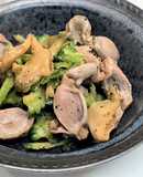 夏！黒胡椒香るゴーヤと砂肝の搾菜炒め