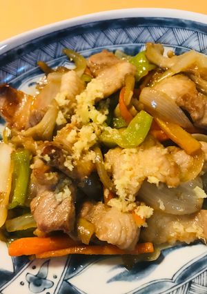 ササッと系炒めもの●豚肉と野菜の出汁生姜炒め-レシピのメイン写真