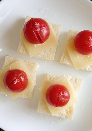 ミニトマト dé チーズトースト-レシピのメイン写真